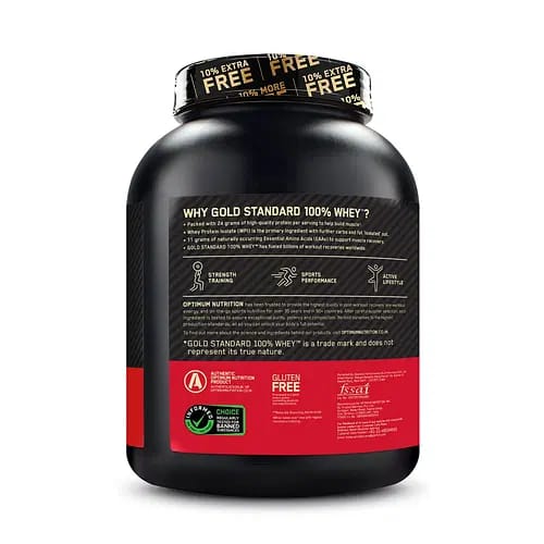 ON (Optimum Nutrition) Gold Standard 100% Whey Protein, 2.27 kg (5 lb), Double Rich Chocolate